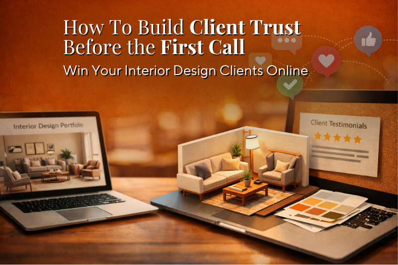 How to Build Client Trust Before the First Call Win Interior Designers Clients Online