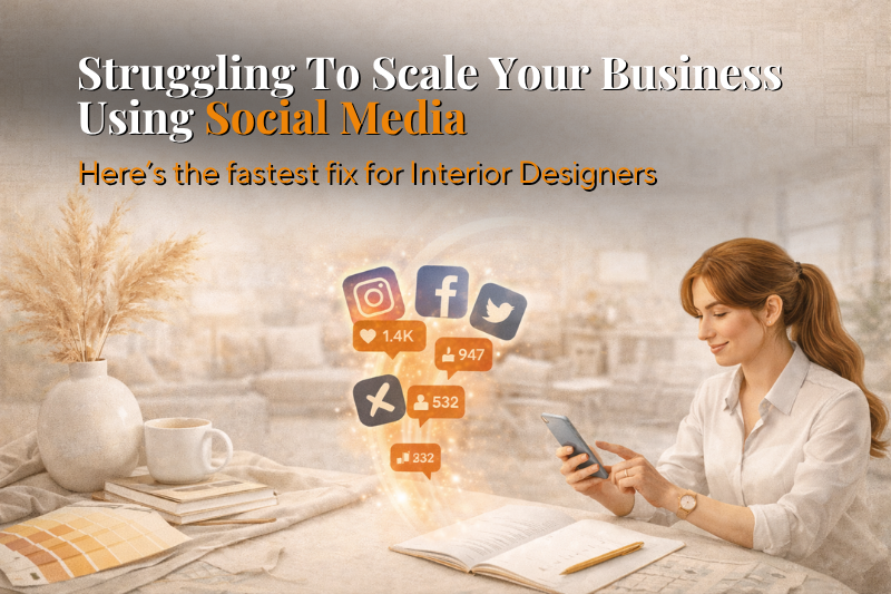 Struggling to Scale Your Business Using Social Media Here’s the Fastest Fix for Interior Designers