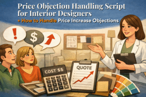 Price Objection Handling Script for Interior Designers (+ How to Handle Price Increase Objections)