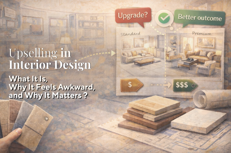 Upselling in Interior Design What It Is, Why It Feels Awkward, and Why It Matters