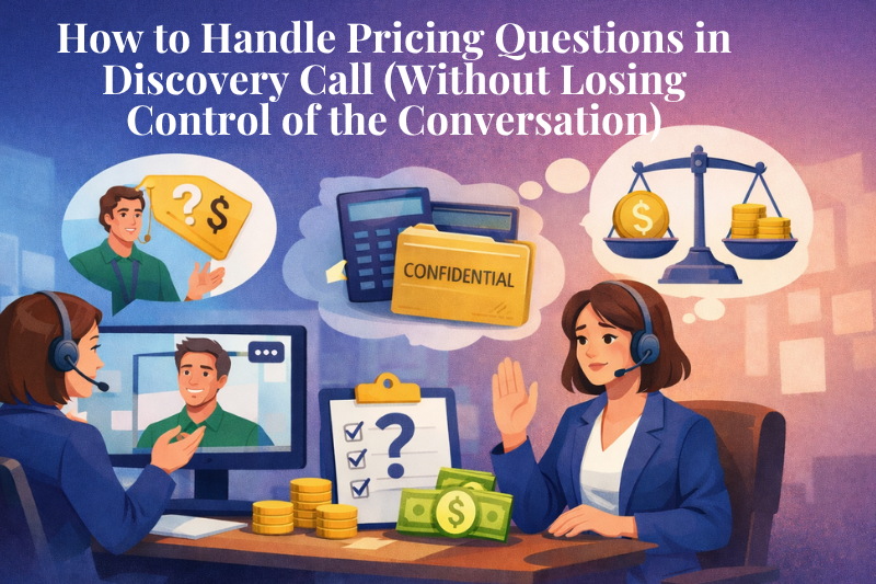 How to Handle Pricing Questions in Discovery Call (Without Losing Control of the Conversation)