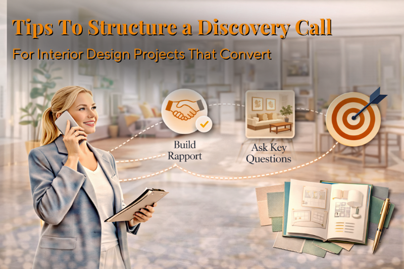 Tips to Structure a Discovery Call for Interior Design Projects That Convert
